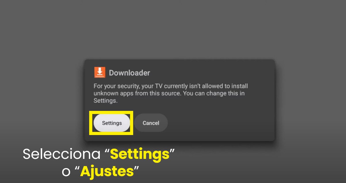 Permite apps desconocidas